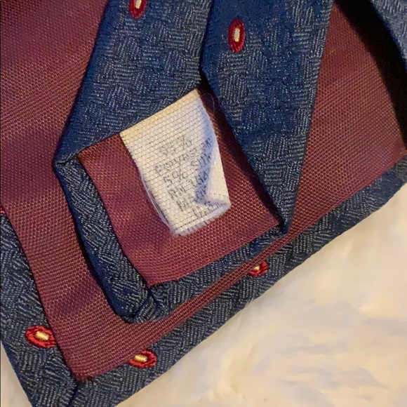 The Men’s Store Blue neck tie - Picture 3 of 7